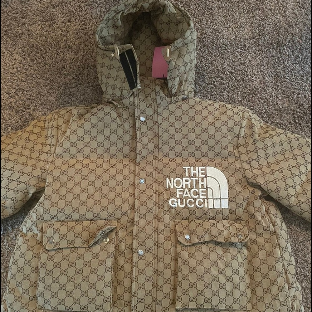 Gucci north face coat